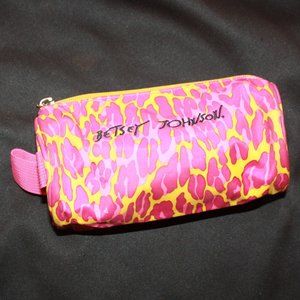 Betsey Johnson Leopard Makeup Bag
